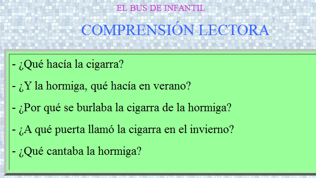 Con Mayúsculas: La Cigarra y la Hormiga | Recurso educativo 33834