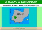 El relieve de Extremadura | Recurso educativo 34629