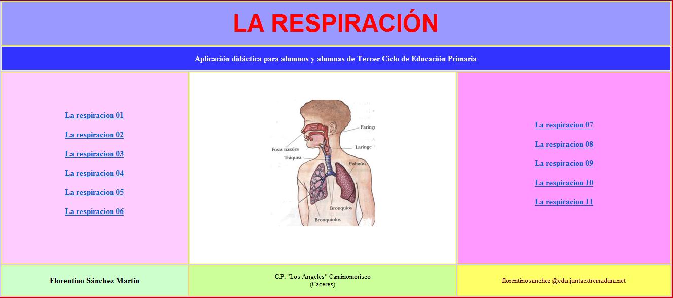 La respiración | Recurso educativo 34814