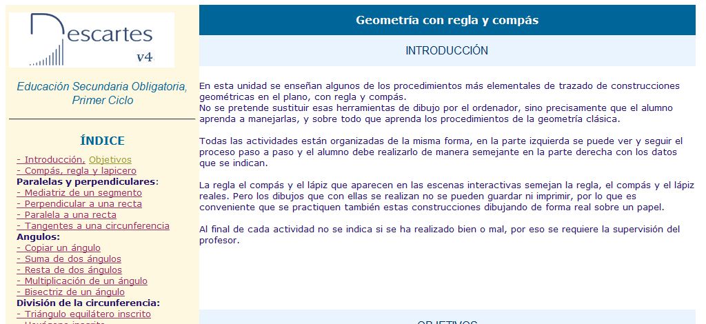 Geometría con regla y compás | Recurso educativo 37109