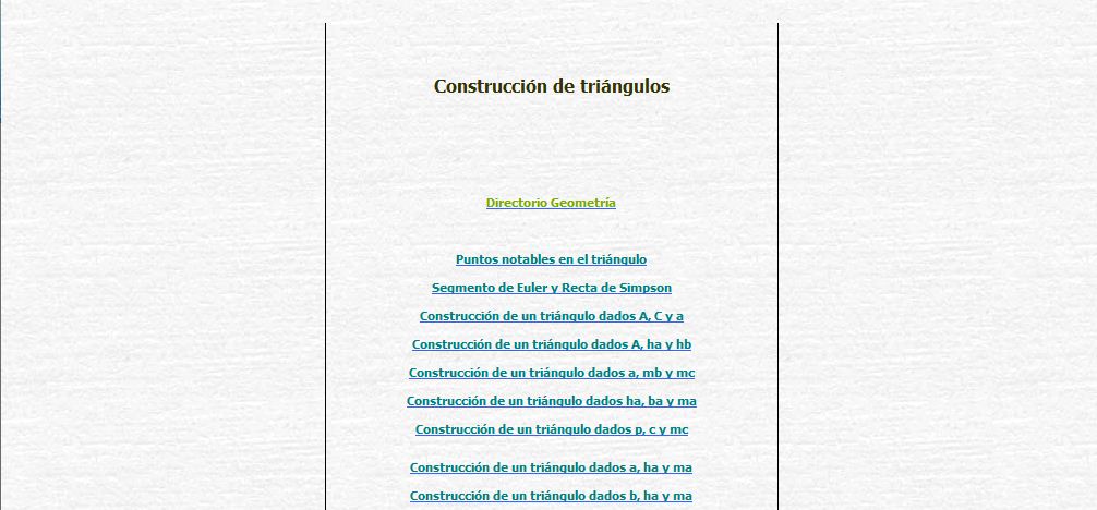 Construcción de triángulos | Recurso educativo 37127