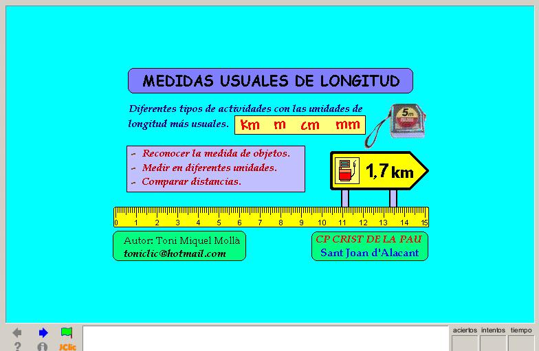 Medidas habituales de longitud | Recurso educativo 40503