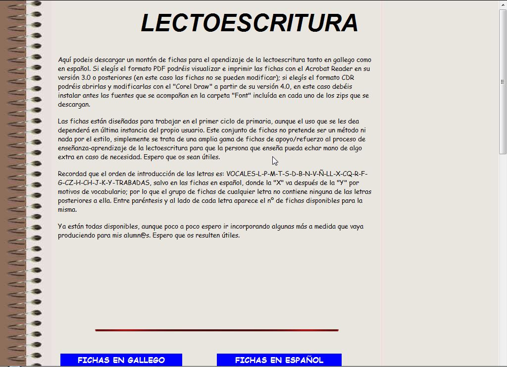 Lectoescritura | Recurso educativo 40509