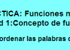 Funciones matemáticas | Recurso educativo 42669