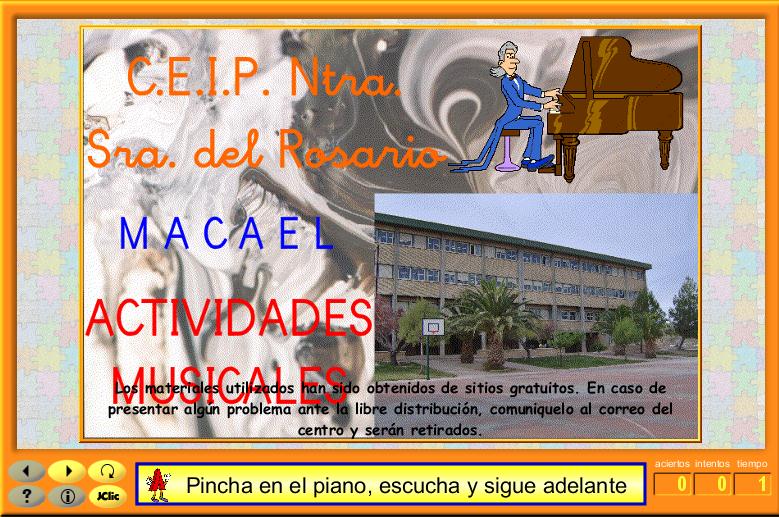 Actividades musicales | Recurso educativo 43740