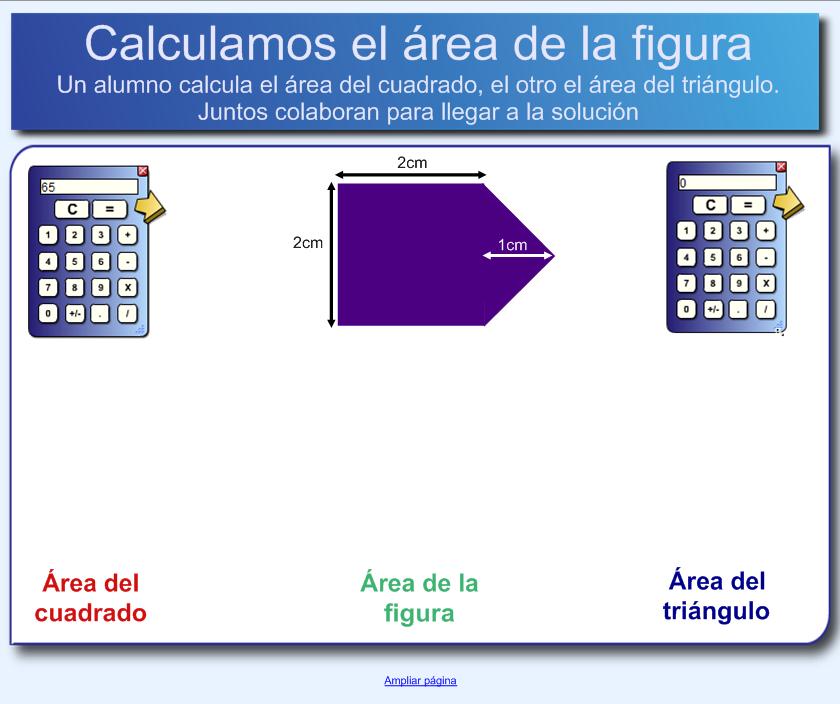 Calcular el área | Recurso educativo 49885