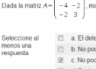 Propiedades sobre matrices | Recurso educativo 51285