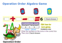 Game: Operation order algebra | Recurso educativo 52345