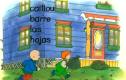 Caillou barre las hojas | Recurso educativo 55316