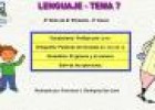 Lenguaje 4º. Tema 7 | Recurso educativo 6348