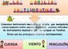 Proyecto de actividades: familias instrumentales | Recurso educativo 7582