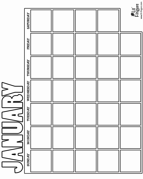 Calendar printables | Recurso educativo 78357