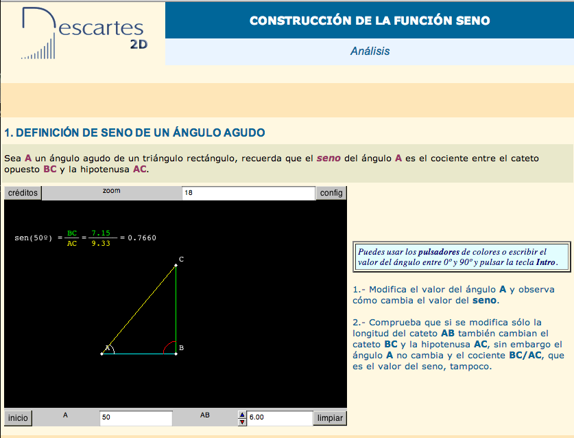 Construcción de la función seno | Recurso educativo 92166