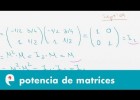 Potencia de matrices (ejercicio 1) | Recurso educativo 109478