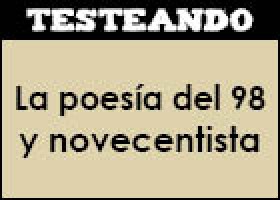 La poesía del 98 y novecentista | Recurso educativo 49667