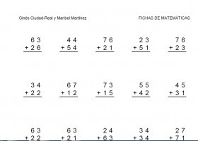 Sumas de dos cifras sin llevada | Recurso educativo 404141