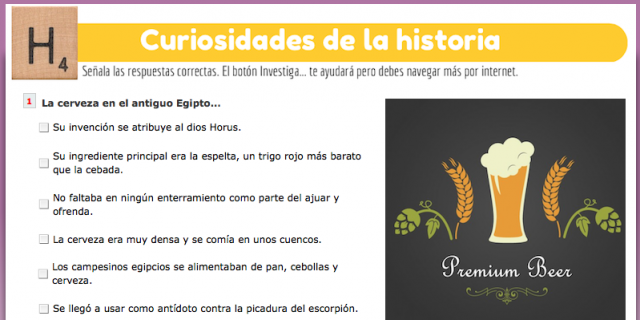 Curiosidades de la historia: la cerveza | Recurso educativo 682902